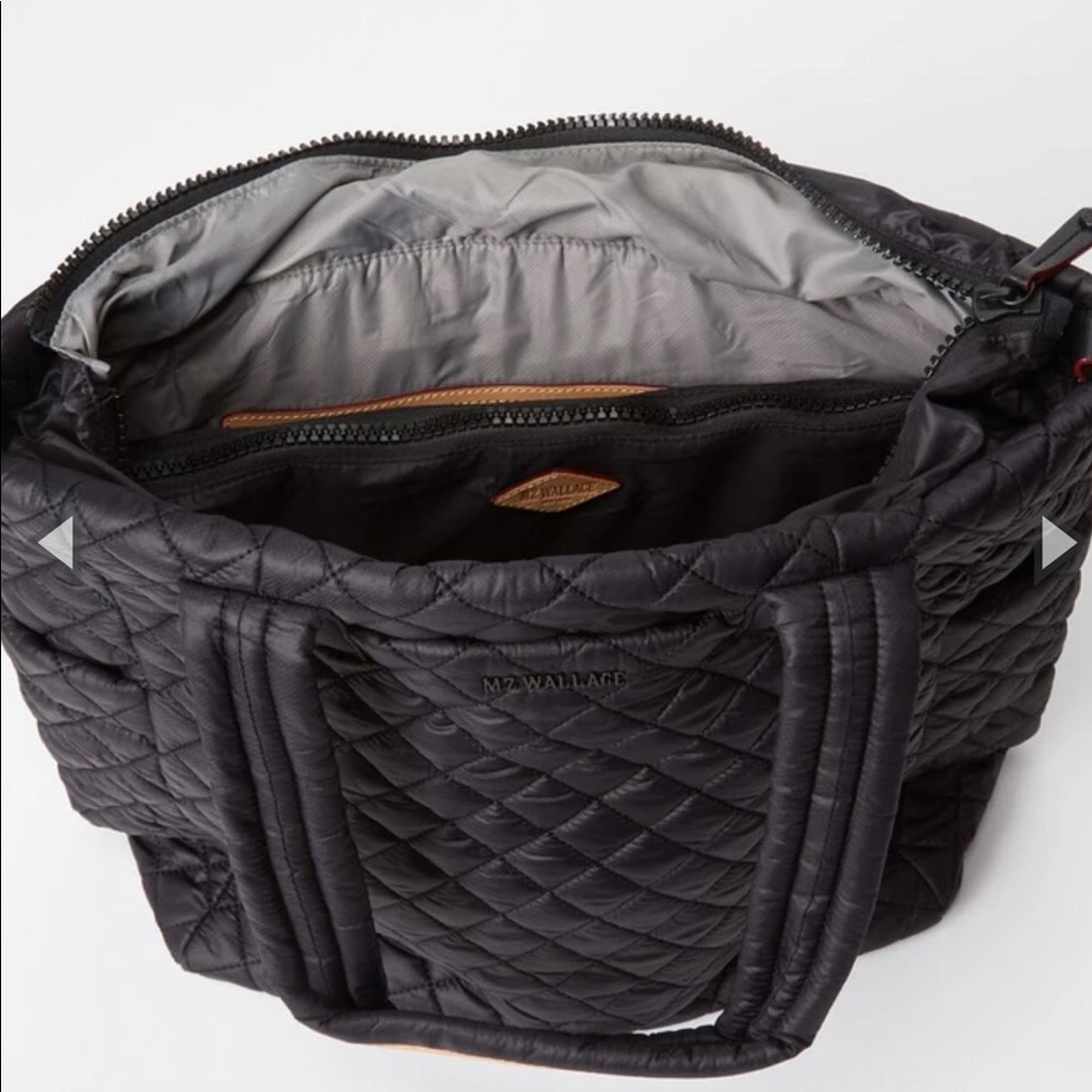 MZ Wallace Black Quilted Tote - Picture 4 of 16